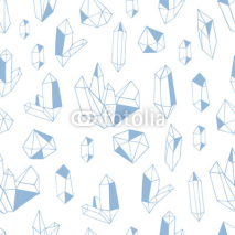 Fototapety Seamless pattern with crystals