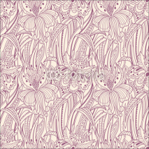 Fototapety Seamless floral pattern