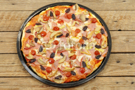 Fototapety homemade pizza