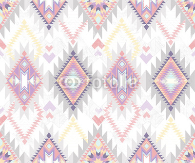 Abstract geometric seamless aztec pattern.