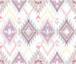 Naklejki Abstract geometric seamless aztec pattern.