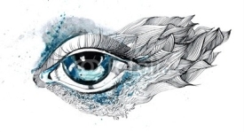 Naklejki abstract eye (series C)