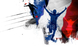 Obrazy i plakaty Drapeau France Football