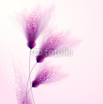 Naklejki vector background with flowers