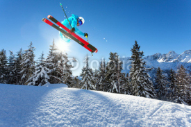 Fototapety ski - freestyle