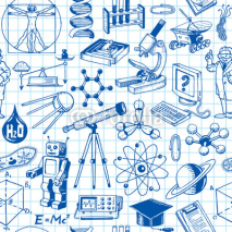 Science And Education Seamless Pattern