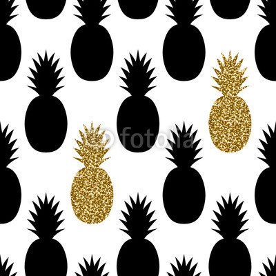 Seamless Pineapples Pattern
