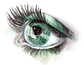Obrazy i plakaty matrix in the eye (series C) .