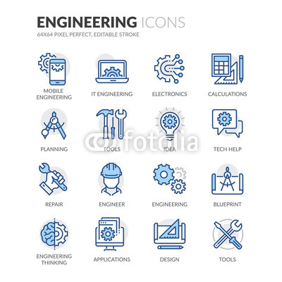 Line Engineering Icons