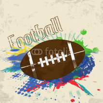 Obrazy i plakaty American football ball