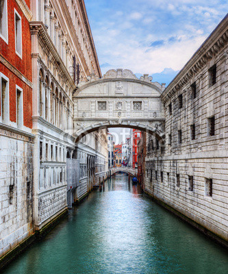 bridge of sighs (ponte dei sospiri). Venice. Italy.