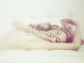 Fototapety Sensual woman in bed