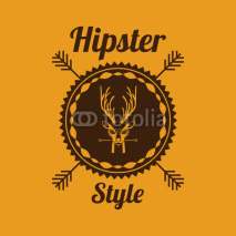 Naklejki Animal hipster design
