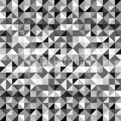 Black and white geometric triangles seamless pattern