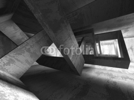 Fototapety Abstract geometric concrete architecture background