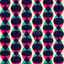 zigzag seamless pattern with grunge effect