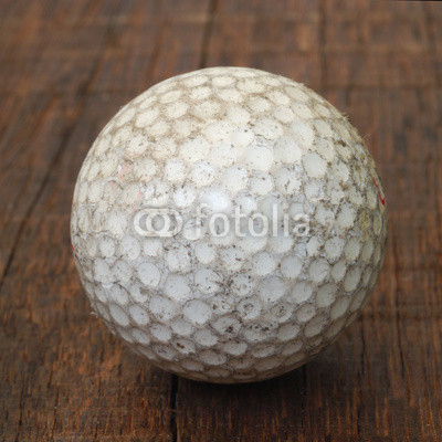 Old golf ball