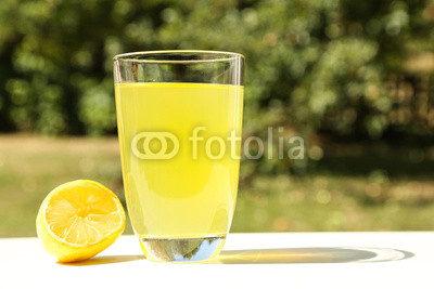 Natural Lemonade in the garden