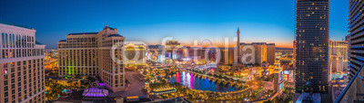 Aerial view of Las Vegas strip