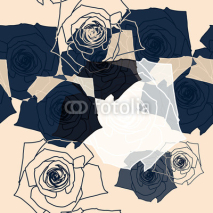 Obrazy i plakaty Flower pattern seamless, Eps 10