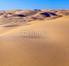 Naklejki sand dune in sunrise in the desert