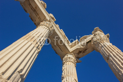 Trojan temple columns