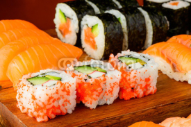 Naklejki mixed sushi plate