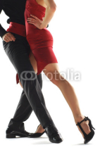 Fototapety elegnace tango dancers