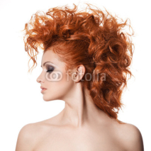 Fototapety Beauty Portrait. Hairstyle