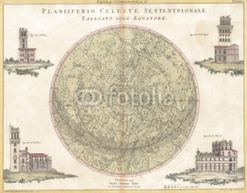 Fototapety Vintage stellar map