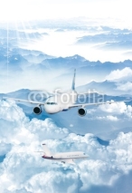 Fototapety airplane mountain