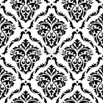 Fototapety Medieval floral seamless