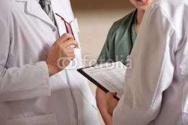 Naklejki Doctor Holding Clipboard