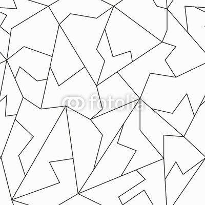 monochrome mosaic seamless pattern