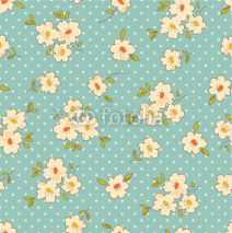 Fototapety seamless vintage floral background