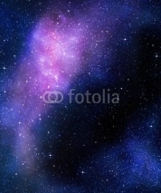Naklejki starry deep outer space nebual and galaxy