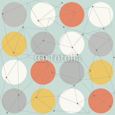 scandinavian geometric modern seamless pattern