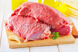 Naklejki raw meat