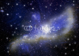Fototapety galaxy in a free space