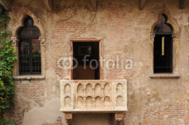 Fototapety balcone della casa di Giulietta a Verona