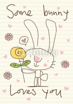 Obrazy i plakaty Vector Cute Bunny