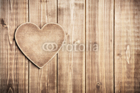 Naklejki Wooden heart
