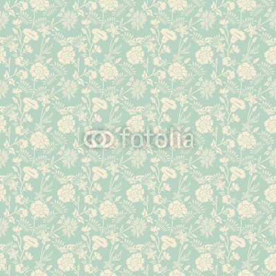 Seamless abstract floral pattern background