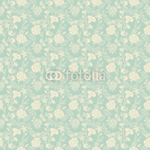 Naklejki Seamless abstract floral pattern background