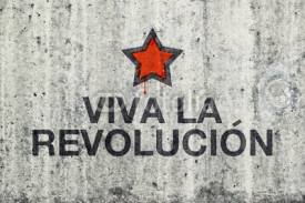 Fototapety Viva La Revolucion Graffiti