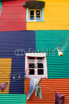 Naklejki Colourful window in La Boca