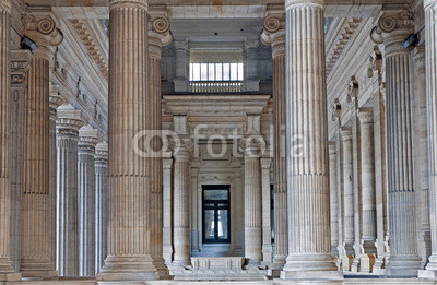 Brussels - Neoclasical vestiubule of Justice palace