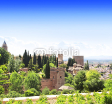 Naklejki Alhambra Castle, Spain