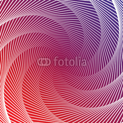 Design colorful twirl movement illusion background. Abstract str