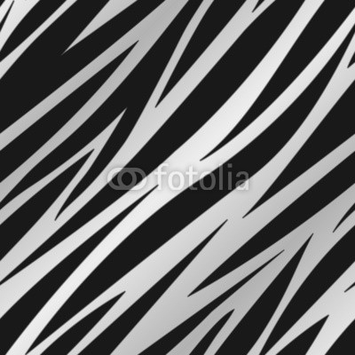 Zebra Print Silver